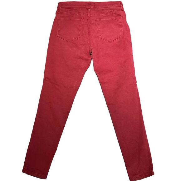 LulaRoe Womens Size 30 Crimson Red Skinny Jeans - Picture 1 of 5